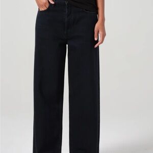 Agolde WOMENS Black Relaxed Jeans